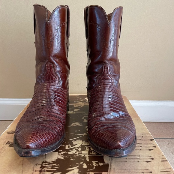 Lucchese Vintage PB LZ/TN GOAT Boots 12 D L821345 - Picture 5 of 13